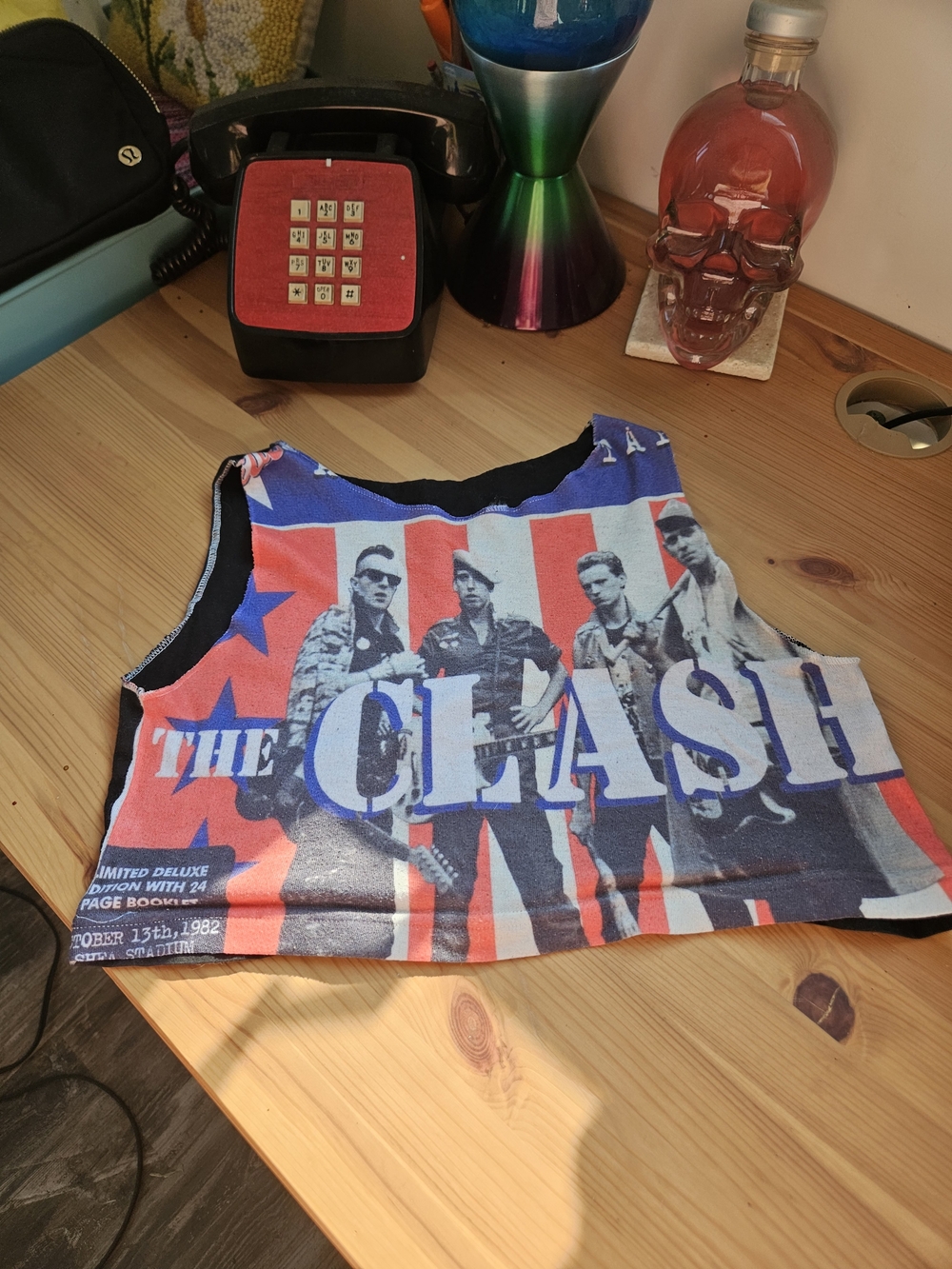 The Clash Graphic Crop Top